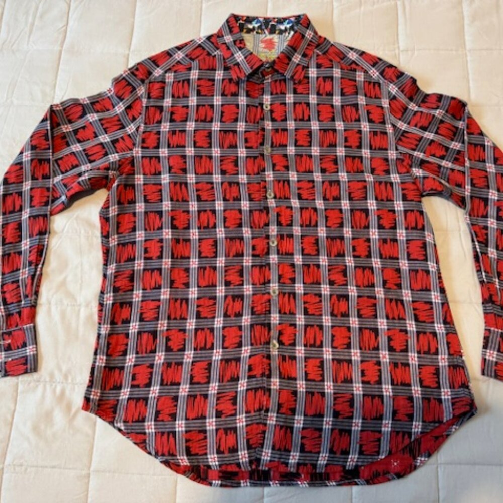 ROBERT GRAHAM Men's Long Sleeve Button Down Shirt